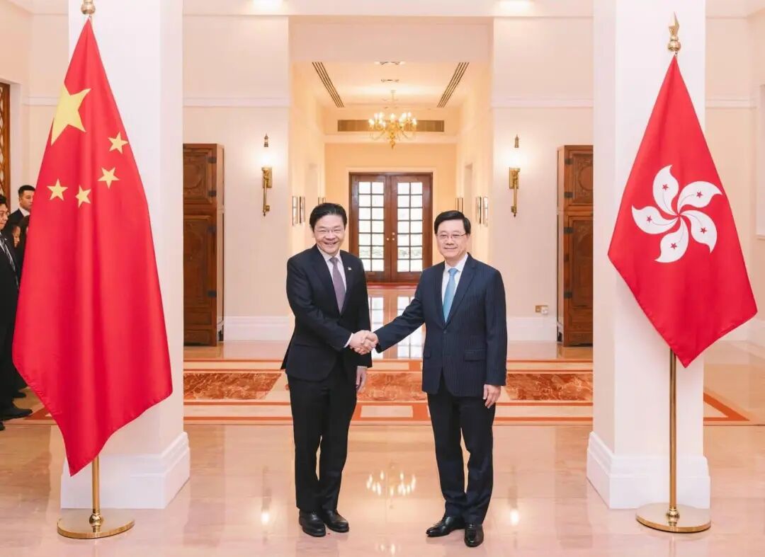 李家超與新加坡總理黃循財會面