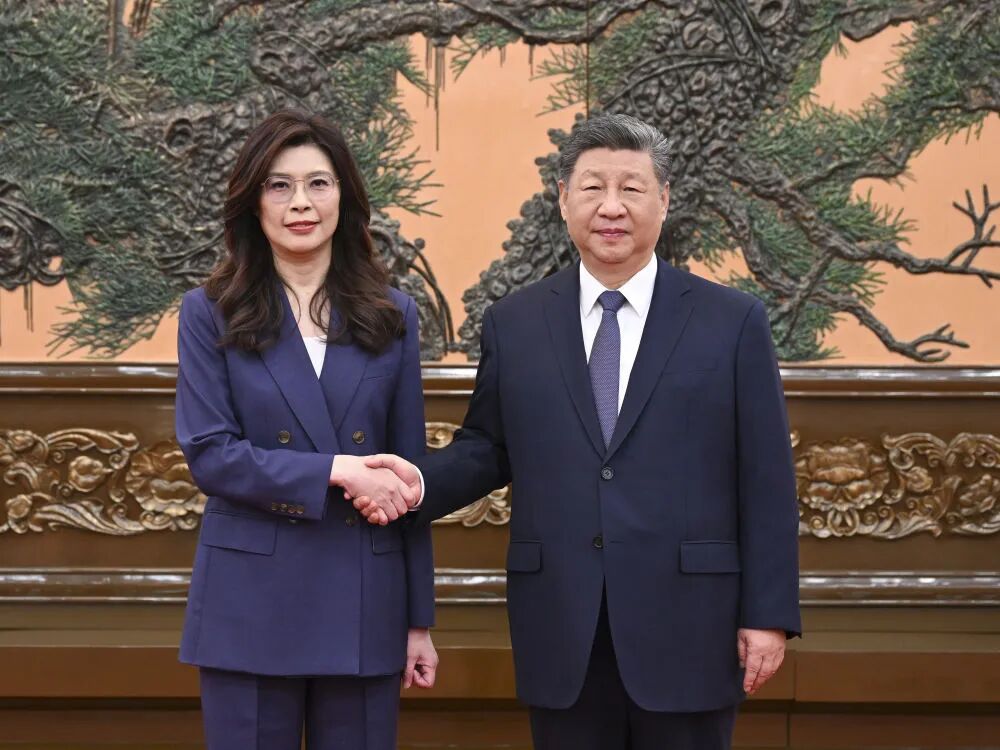 習近平總書記會見中國國民黨主席鄭麗文